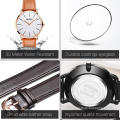 Relogio masculino Watch Quartz  Fashion Minimalist Boy Wristwatch Luxury Brand Casual Leather Material Watch